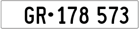 Truck License Plate